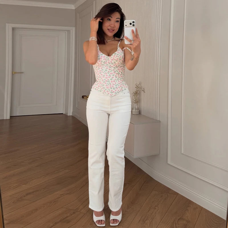 Sexy Women's Top Off Shoulder Slim Fish Bone A-line Hem Solid Female Corset 2026 Summer Fashion Chic Elegant Party Lady Outwear