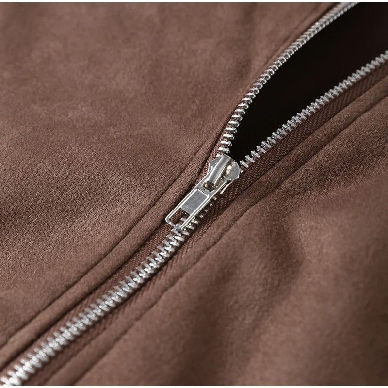 Vintage Half High Neck Long Sleeve Short Dress Women Fashion High Waist Pleasted Zipper Slim Dresses Female Autumn Chic Cloth