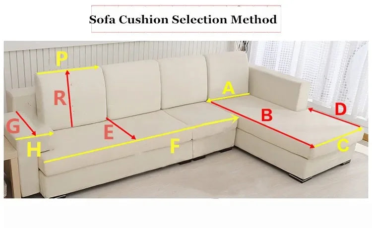 Cotton Fabric Four Seasons Universal Non-Slip Sofa Cushion Modern Simple Combination Sofa Cushion Cover Towel