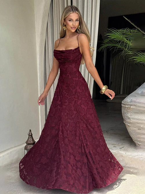 2026 Floral Embroidery Maxi Dress for Women Summer Party Prom Gowns Sexy Backless Suspender Dresses French Style Evening Dress