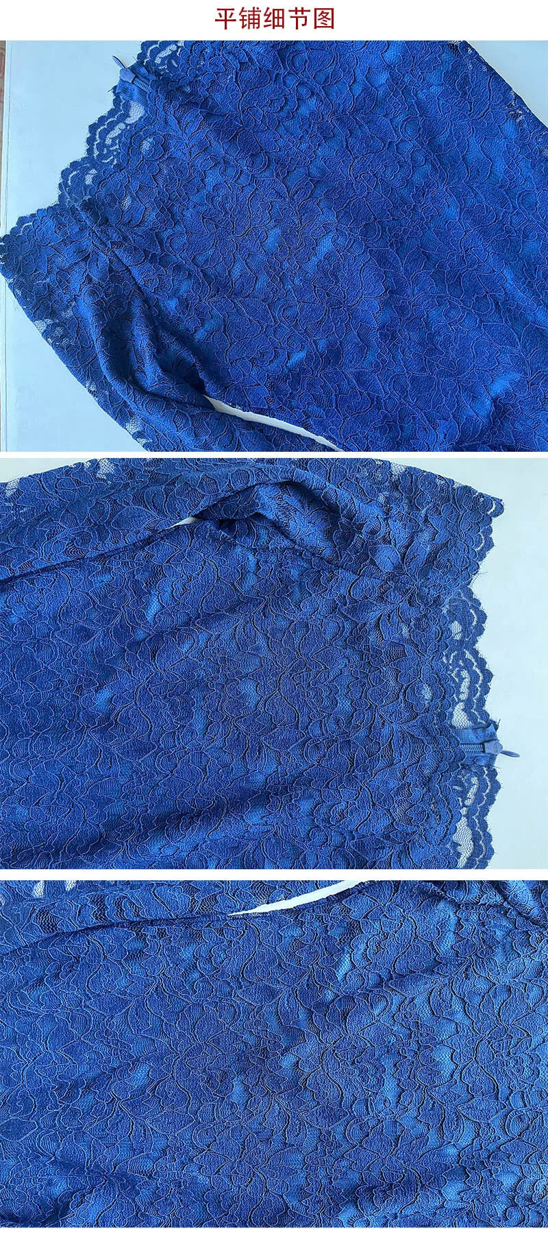 Blue Lace Mesh Slim Mini Dress Autumn New Style French Dress Elegant Feminine One Shoulder Slash Neck Lace Sexy Korean YRR6
