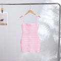Sexy Spaghetti Strap Mini Dresses Women Slim High-elasticity Waist-cinching Hip-wrap Dress 2026 New Ladies Spring Summer Outfit
