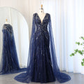 Sharon Said Luxury Dubai Sage Green Evening Dresses with Cape Fuchsia Crystal Gold Women Wedding Party Gowns SS399 Customized